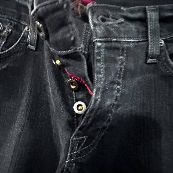 Lucky Brand Jeans Women 4 Blue Denim Made in USA Gene Montesano tall 33" inseam - Picture 5 of 7